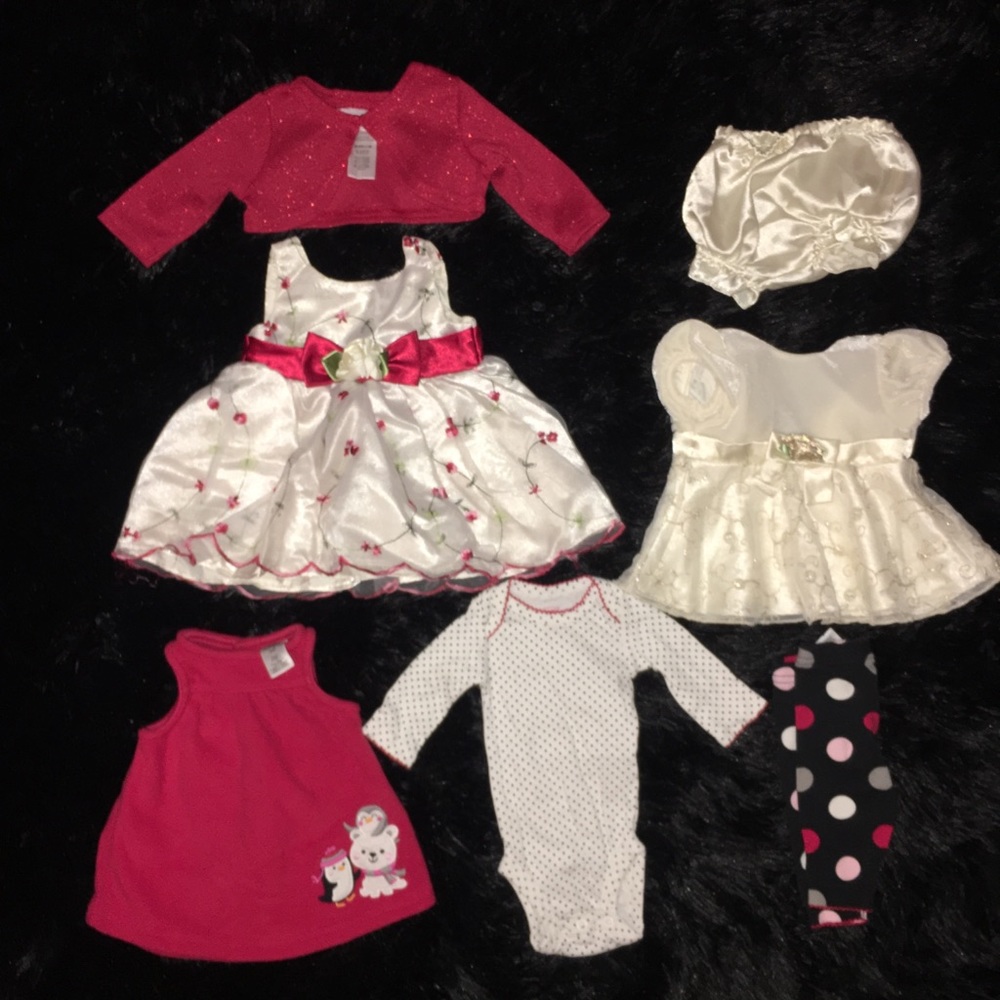 Newborns Girls Christmas Clothes
